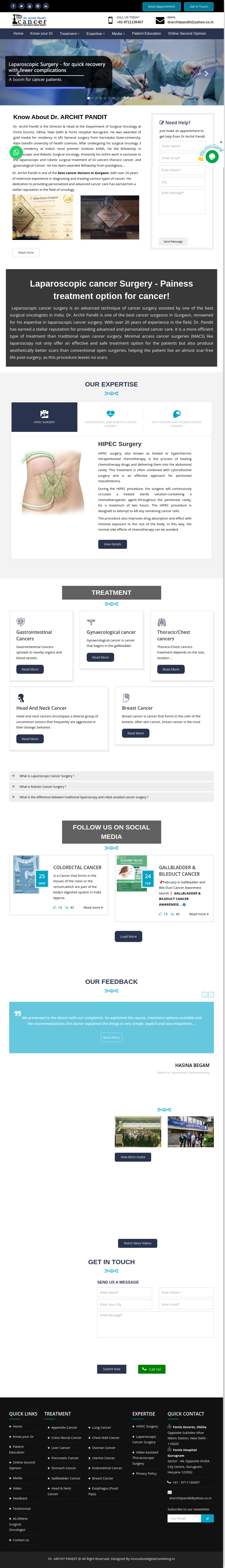 dr archit pandit Website